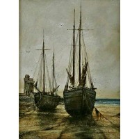 Fishing Boats, Lynmouth Harbour