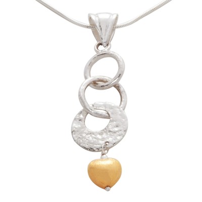 Gold Plated Heart Pendant